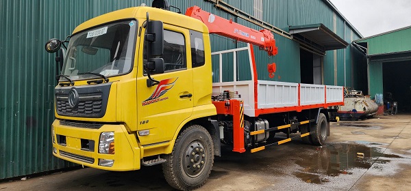 Giá Xe tải DONGFENG gắn cẩu KANGLIM 5 tấn|Xe DONGFENG gắn cẩu KANGLIM 5 tấn giá dẻ