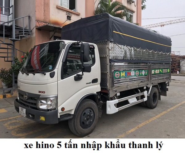 THANH LÝ XE HINO 5 TẤN NHẬP KHẨU