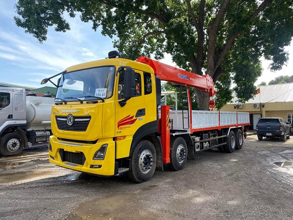 Giá Xe tải DONGFENG gắn cẩu KANGLIM 15 tấn|Xe DONGFENG gắn cẩu KANGLIM 15 tấn giá dẻ