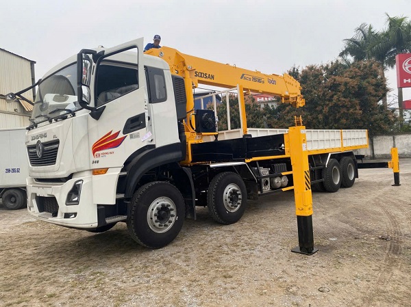 Bán xe tải Dongfeng gắn Cẩu