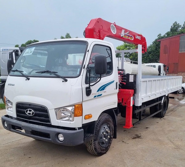 Giá Xe Hyundai gắn cẩu Unic 3 tấn|Xe Hyundai gắn cẩu unic giá dẻ