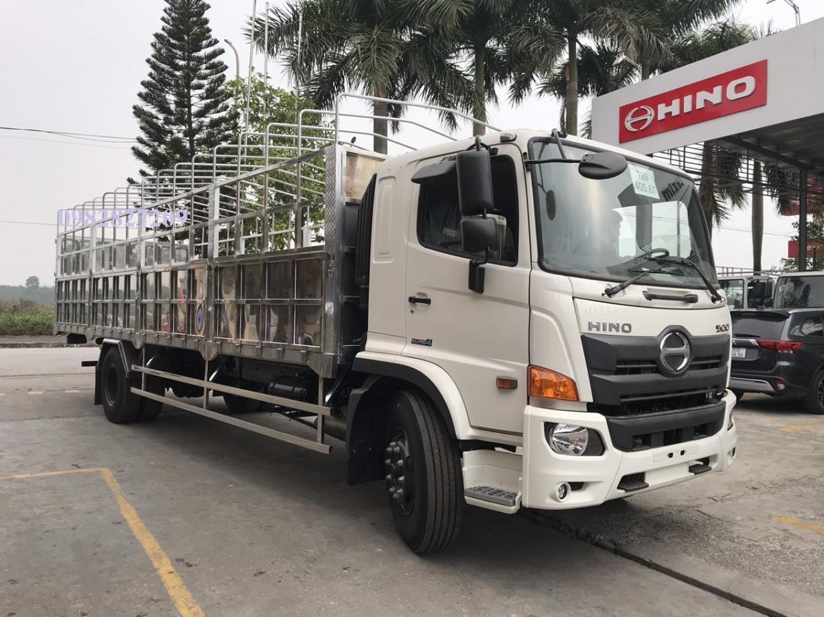 XE TẢI HINO 8,5 TẤN THÙNG MUI BẠT DÀI 8,2M