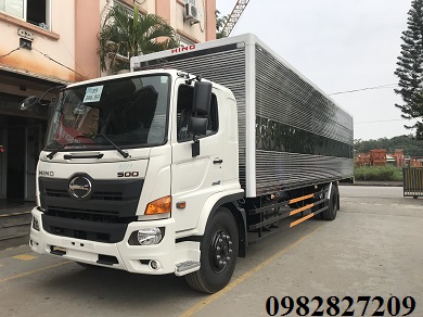 XE TẢI HINO 8 TẤN THÙNG KÍN DÀI 10M 1 CỬA HÔNG