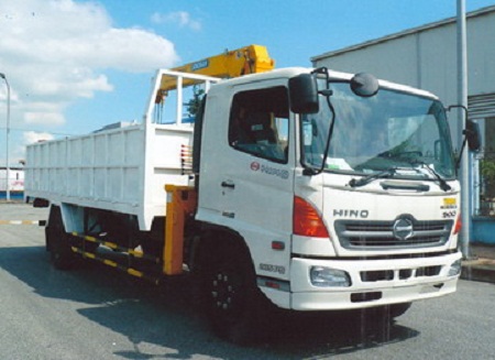 XE TẢI HINO 9 TẤN FG8JPSB GẮN CẨU SOOSAN 5 TẤN SCS513