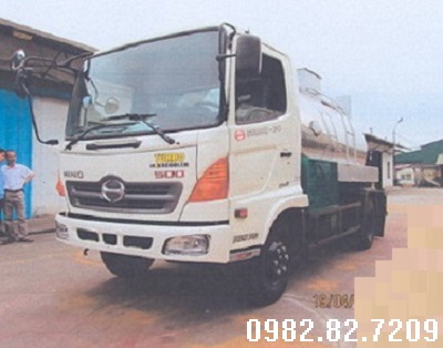 Xe Hino Fc9jeta 8 tấn rải nhựa đường