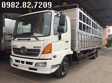Xe tải hino 11 tấn nâng tải FC9JNTC thùng bạt dài 7,2m
