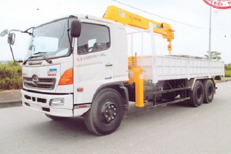 XE TẢI HINO 15 TẤN GẮN CẨU SOOSAN 5 TẤN 6 ĐỐT