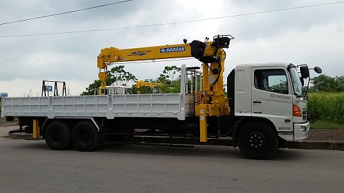Đại lý xe tải gắn cẩu tại Hòa Bình, Bán xe tải gắn cẩu tại Hòa Bình