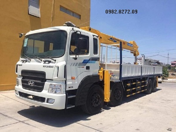 Giá Xe Hyundai gắn cẩu Soosan 12 tấn|Xe Hyundai gắn cẩu soosan 12 tấn giá dẻ