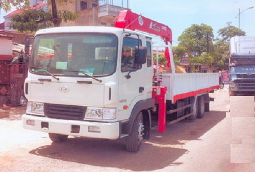 Xe tải Hyundai HD210 gắn cẩu Unic 5 tấn 5 đốt